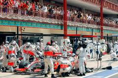 Lewis Hamilton v boxech. Tady ztratil vedení v GP Evropy