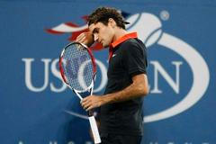 Smutný Roger Federer