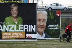 Frank-Walter Steinmeier a Angela Merkelová