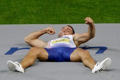 Roman Šebrle při výšce