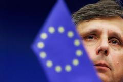 Jan Fischer a vlajka EU