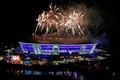 Slavnostní Otevření Donbas Arény v Doněcku, kde se má hrát Euro 2012
