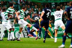 Gól Arsenalu do sítě Celtiku v předkole LM