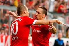 Arjen Robben a Franck Ribéry - Bayern Mnichov