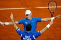 Čeští tenisté Radek Štěpánek a Tomáš Berdych v Chorvatsku slaví postup do finále Davis Cupu