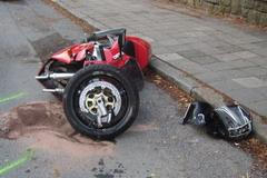 Srážka motorky a auta