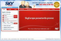 Web SkyEurope oznamuje konec