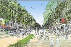 Paříž, architektura, Centre Pompidou, Le Grand Paris, velká Paříž, Francie, Rogers Stirk Harbour + Partners