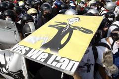 Italská policie zasáhla proti odpůrcům vojenské základny USA