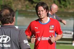 Trénink fotbalové reprezentace