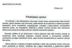 Pecina - Předkládací zpráva - strana 1