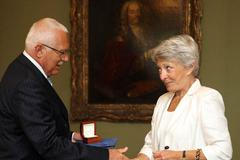 Jana Štěpánková u Václava Klause