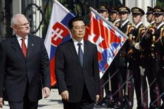 Slovensko Čína Gašparovič Chu Ťin-tchao