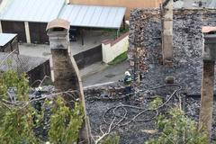 V Plané na Tachovsku shořela brzy ráno fara