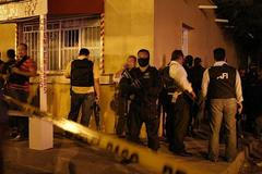 Policie na místě masakru na severu Mexika