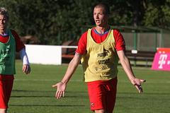 Trénink fotbalové reprezentace