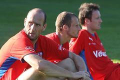 Trénink fotbalové reprezentace