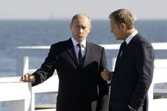 Polsko Rusko Putin Tusk