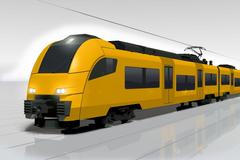 žlutý vlak regiojet