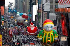 průvod obchodního domu Macy's na Den díkůvzdání NY