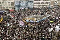 Provládní demnostrance v Íránu