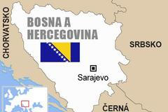 Bosna a Hercegovina - mapa