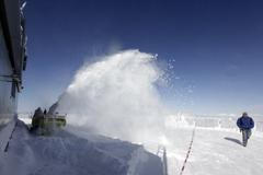 Německo sníh Evropa