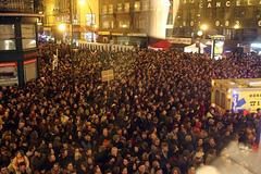 Národní třída při koncertě