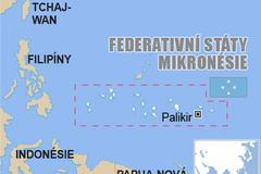 Mikronésie - mapa