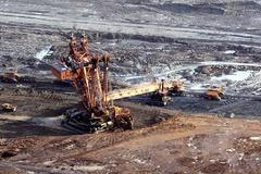 Těžba uhlí na sokolovsku