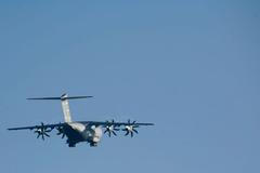 A 400M, nový náklaďák oblohy NATO, poprvé vzlétl