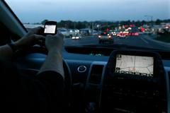 Posílání sms při řízení