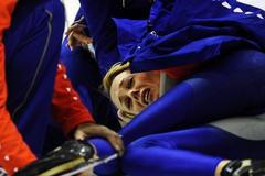 Zraněná rychlobruslařka Timmerová