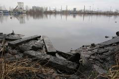 Olejové laguny Diamo v Ostravě