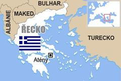 Řecko - mapa