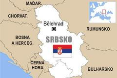 Srbsko - mapa