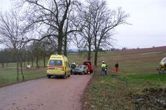 Při nehodě u Vrchlabí se vážně zranil řidič