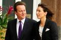 David Cameron se ženou
