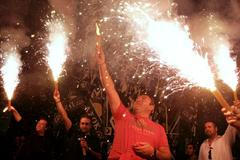 Příznivci socialistů PASOK slaví úspěch v řeckých volbách