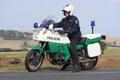 policie - motorka
