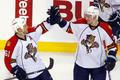 Florida Panthers: Stillman a Reinprecht se radují z branky