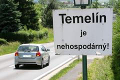 Stop Temelín: cedule za hranicemi