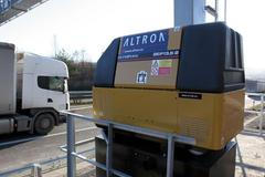 Naftový generátor u mýtné brány