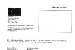 Faktura na ekologickou daň