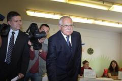 Volby - den první - Václav Klaus