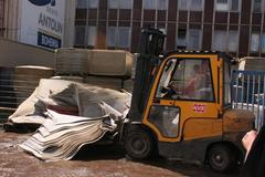 Zaplavená továrna Grupo Antolin Bohemia v Chrastavě