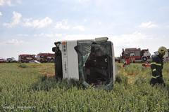 Nehoda autobusu si v Olomouci vyžádala 16 zraněných
