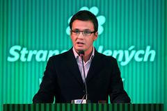 Sjezd Strany zelených v Brně. Ondřej Liška