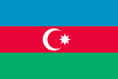 Ázerbájdžán vlajka
