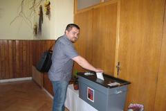 Tomáš Šmíd u voleb